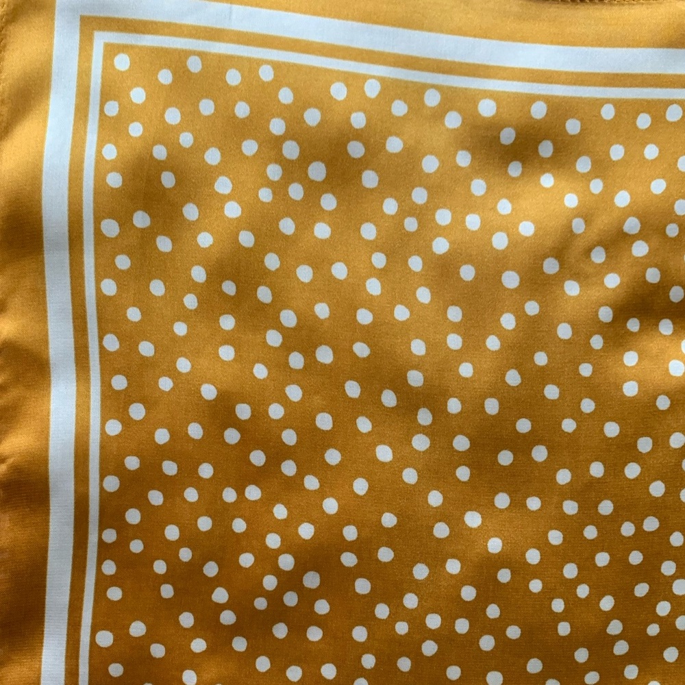 Gold Silk Scarf